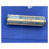 1954-D Roll Jefferson Nickels