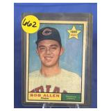 1961 Topps Baseball Bob Allen R.C.