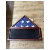 Ceremonial US Flat in Shadow Box 26"x22"x4"