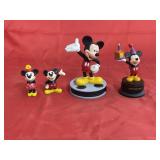 4 - Mickey Mouse Figurines
