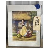 Framed Snow White Print 11"x14"
