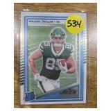 2025 Panini Donruss Optic Football Mason Taylor Ra