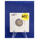 1887 Seated Liberty Dime