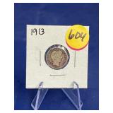 1913 Barber Dime