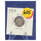 1914 Barber Dime