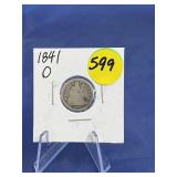 1841-O Seated Liberty Dime