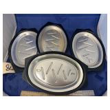 4 - Nordicware Plates w/Metal Inserts