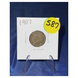 1907 Indian Head Penny