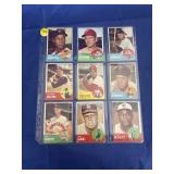 1963 Topps Baseball Sheet