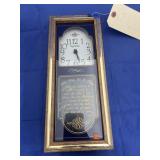 Ingram Battery Op Wall Clock 13"x5"