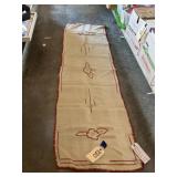 1890-1900 Cream Colored Table Runner