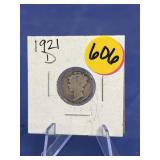 1921-D Mercury Dime