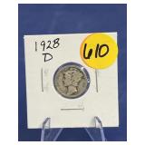 1928-D Mercury Dime