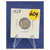 1928 Mercury Dime