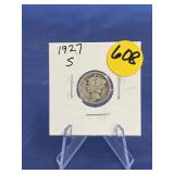 1927-S Mercury Dime