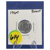 1960 Proof Silver Dime
