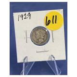 1929 Mercury Dime