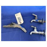 2 - Vintage Faucets - Oil Spout