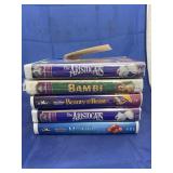5 - Walt Disney VHS Tapes - some new