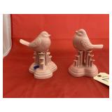 2 - Fiestaware Birds on Stands