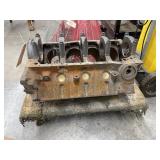 V8 Engine Block on Dolly