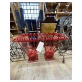 Pair Metal Umbrella Stands