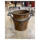 Hanging Copper Bucket 9"x10"
