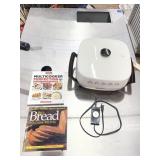 2 - Recipe Books & Elec Skillet w/Lid & Cord