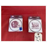 2 Pkgs - 2 OU Stone Coasters
