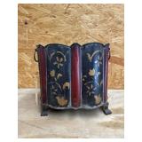 Painted Metal Bucket