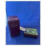 Wooden Jewelry Box & Mini Book Case
