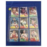 1963 Topps Baseball Sheet
