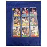 1963 Topps Baseball Sheet
