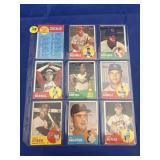 1963 Topps Baseball Sheet