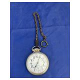 Elgin Pocket Watch w/Chain