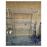 4-Shelf Metal Wire Rack 47"L x 18"W x 77"H