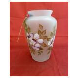 Fenton Hand Painted Vase - JK Spindler #6 of 23