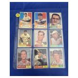 1961 Topps Baseball Sheet