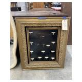 Framed Knick Knack Shelf - as is 26"x30"x4"