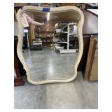 Wood Framed Mirror 35"x42" - AS IS
