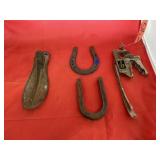 Horseshoe Cast Iron Shoe Form - Nut Cracker