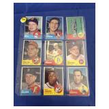 1963 Topps Baseball Sheet