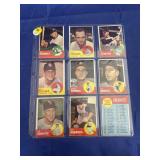 1963 Topps Baseball Sheet