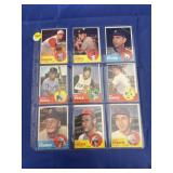 1963 Topps Baseball Sheet