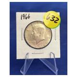 1966 Kennedy Half Dollar