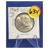 1968-D Kennedy Half Dollar