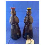 2 - Aunt Jemimah Amber Syrup Bottles