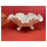 Westmoreland Handled Grape 3-Footed Dish