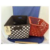 2 - Plastic & Fabric Bins