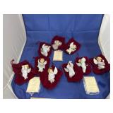 9 Ashton Drake Galleries Angel Ornaments